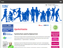 Tablet Screenshot of fysiokulma.fi